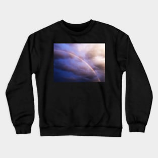 Rainbow Through Clouds Crewneck Sweatshirt